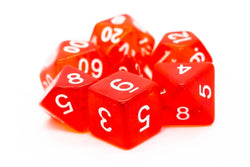 Old School Dice Translucent Dice