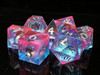 Old School Dice: Sharp Edge Liquid Infused Dice