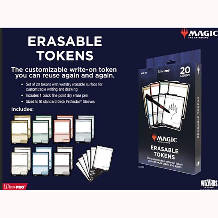 ULTRA PRO: MAGIC THE GATHERING: ERASEABLE TOKENS