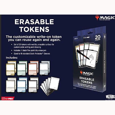ULTRA PRO: MAGIC THE GATHERING: ERASEABLE TOKENS