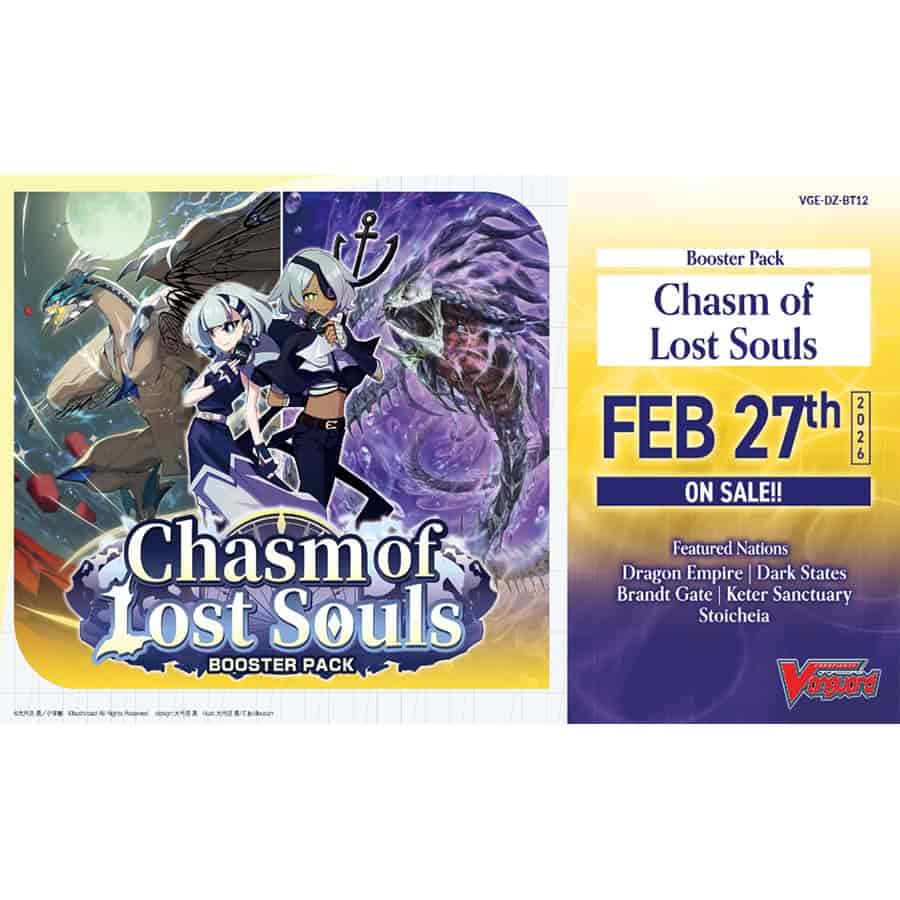 CARDFIGHT!! VANGUARD DIVINEZ: BOOSTER: BT12 CHASM OF LOST SOULS