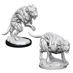 Dungeons & Dragons Nolzur`s Marvelous Unpainted Miniatures:  W1 Hell Hounds