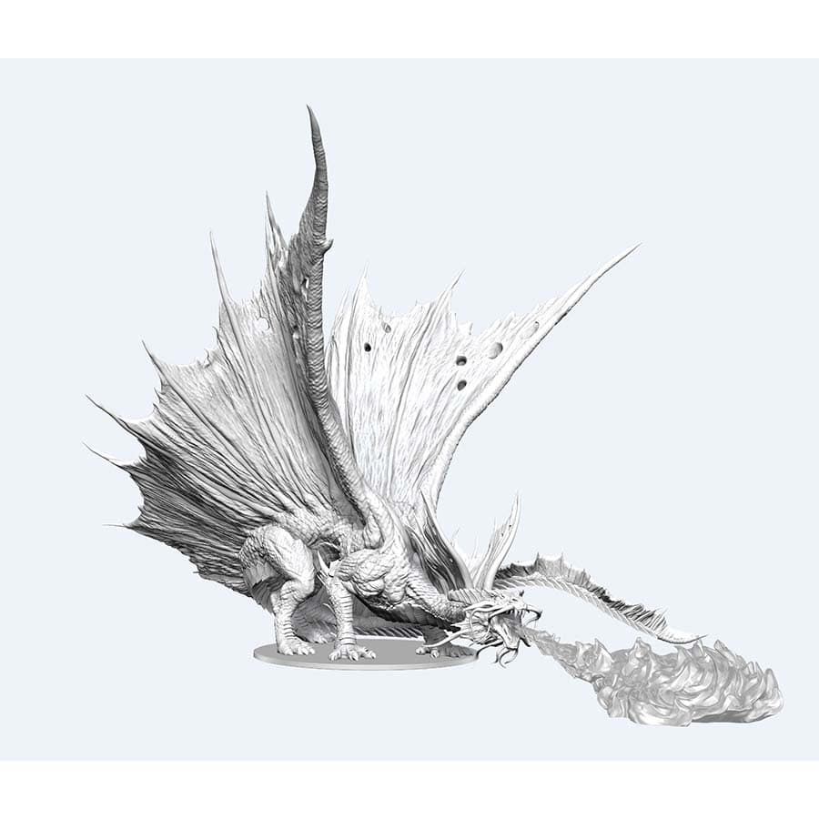 Dungeons & Dragons Nolzur`s Marvelous Unpainted Miniatures: Adult Gold Dragon