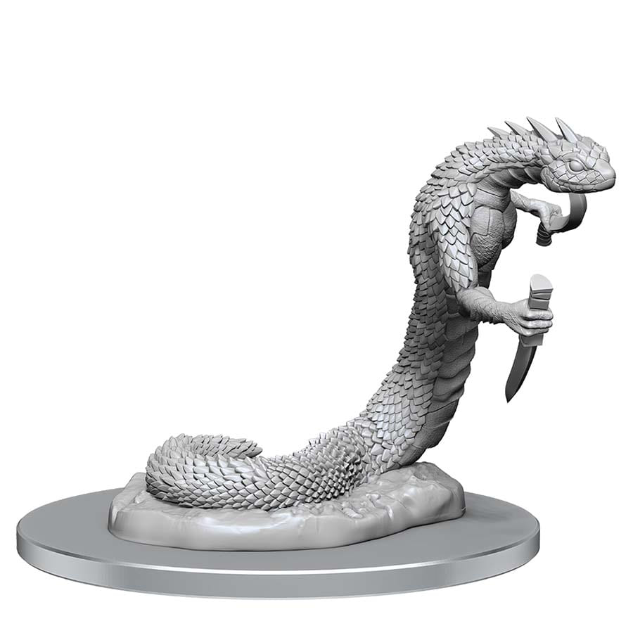 Critical Role Unpainted Miniature: Serpentfolk and Serpentfolk Ghost