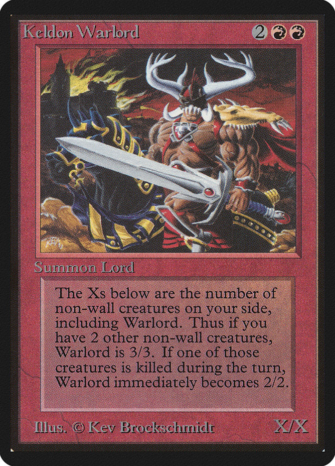 Keldon Warlord [Beta Edition]