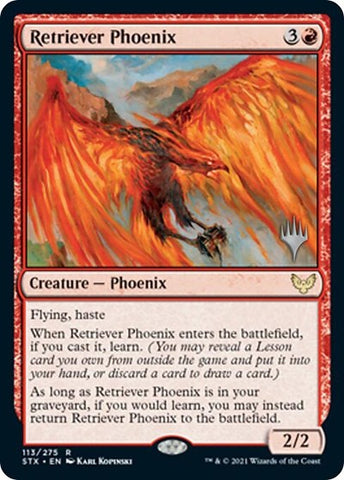 Retriever Phoenix (Promo Pack) [Strixhaven: School of Mages Promos]