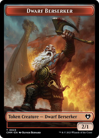 Dwarf Berserker Token [Commander Masters Tokens]