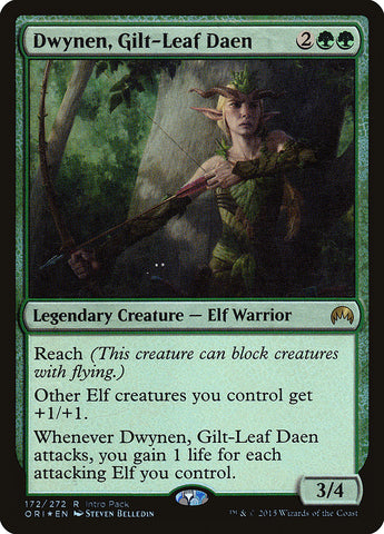 Dwynen, Gilt-Leaf Daen [Magic Origins Promos]