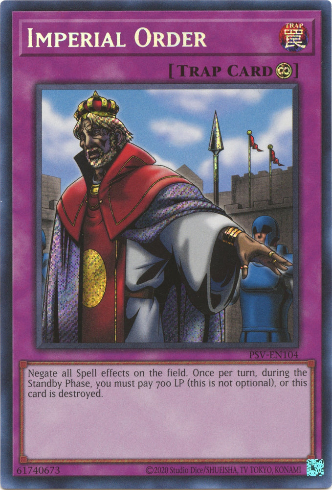 Imperial Order [PSV-EN104] Secret Rare
