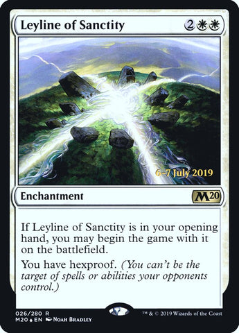 Leyline of Sanctity [Core Set 2020 Prerelease Promos]