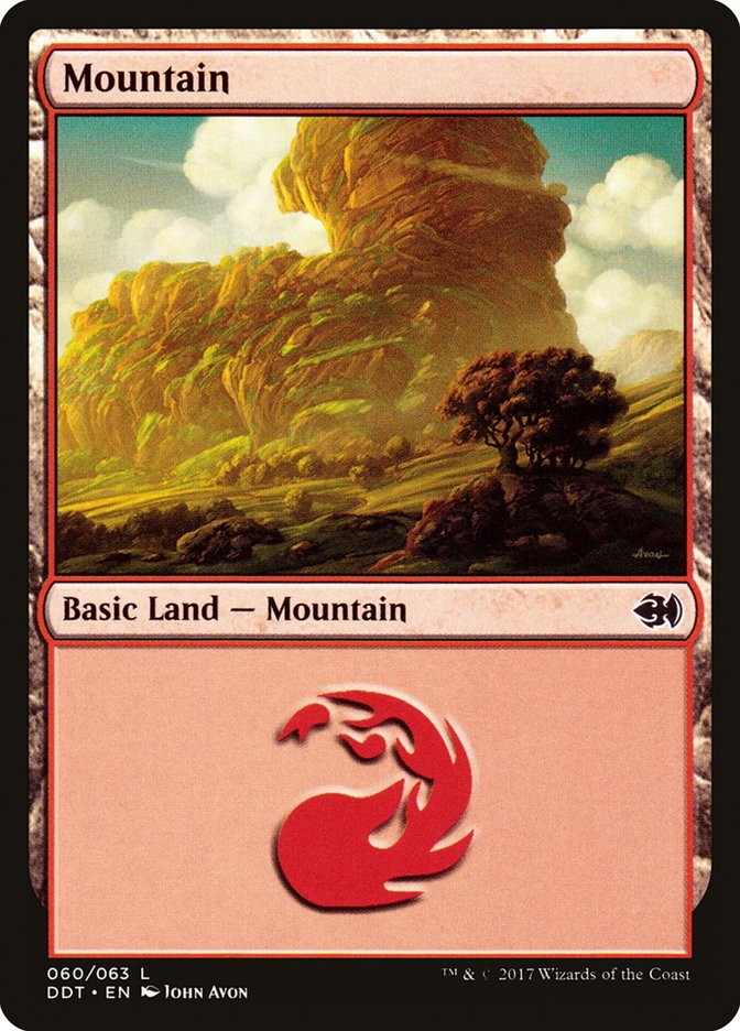 Mountain (60) [Duel Decks: Merfolk vs. Goblins]