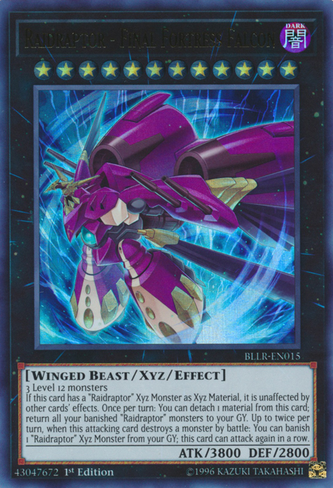 yugioh level 12 monsters Raidraptor