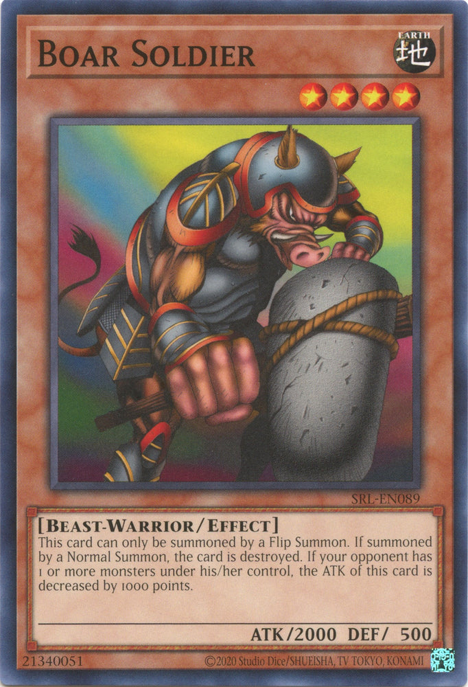 Boar Soldier [SRL-EN089] Common