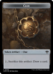 Clue // Elephant Double-Sided Token [Commander Masters Tokens]