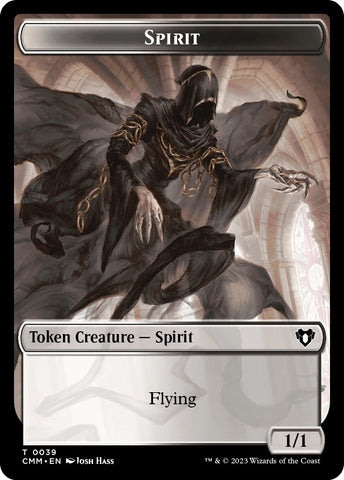 Spirit (0039) // Elf Druid Double-Sided Token [Commander Masters Tokens]