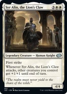 Syr Alin, the Lion's Claw [Jumpstart 2022]