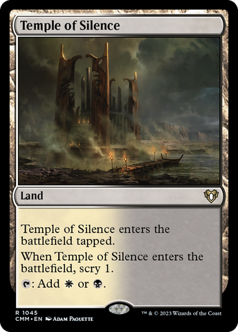 Temple of Silence [Commander Masters]