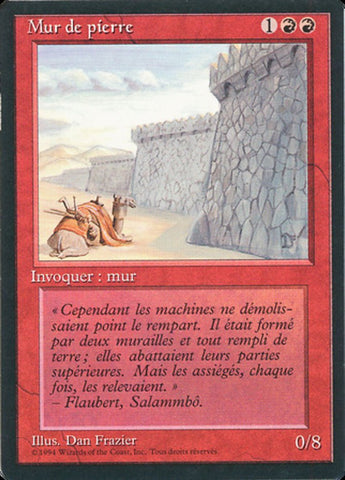 Wall of Stone [Foreign Black Border]