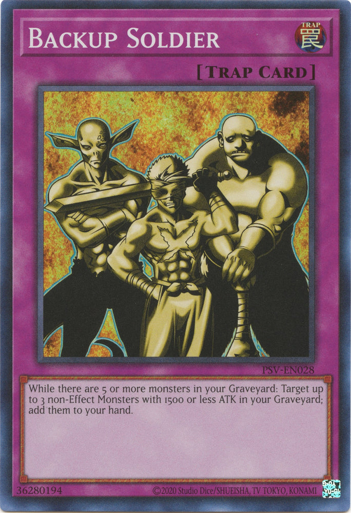 Backup Soldier [PSV-EN028] Super Rare