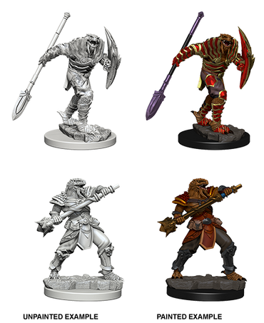 Dungeons & Dragons Icons of the Realms Premium Figures: W4 Dragonborn Fighter with Spear