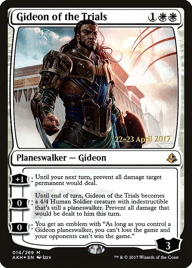 Gideon of the Trials [Amonkhet Prerelease Promos]