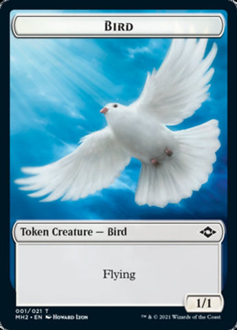 Bird Token // Treasure Token (20) [Modern Horizons 2 Tokens]