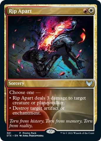 Rip Apart (Promo Pack) [Strixhaven: School of Mages Promos]