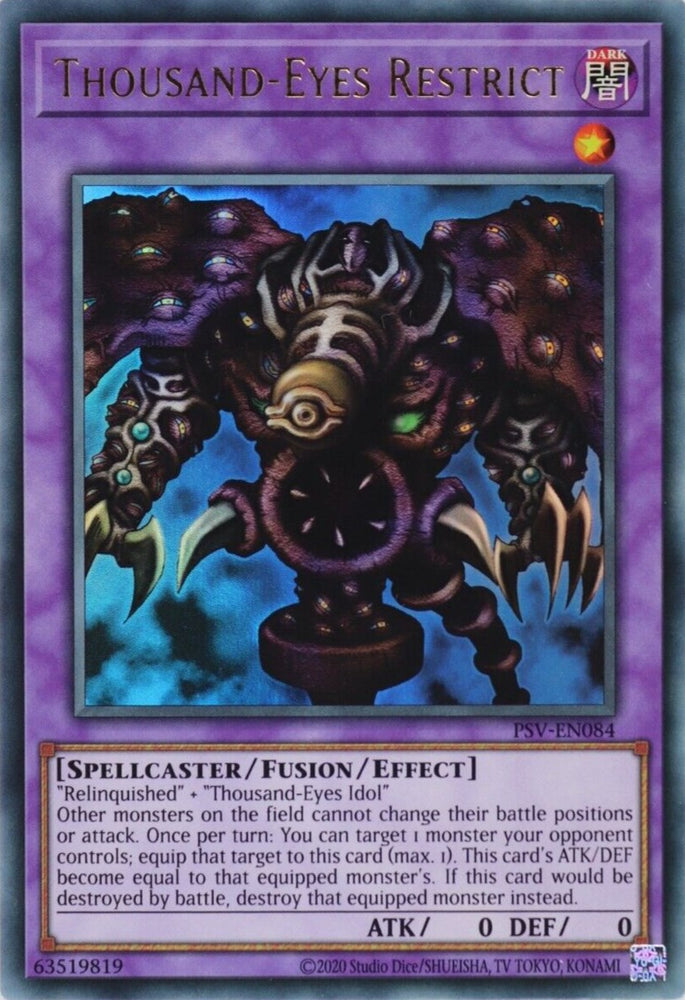 Thousand-Eyes Restrict [PSV-EN084] Ultra Rare