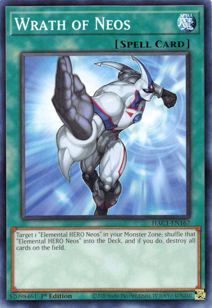 yugioh card neos Elemental Hero Dark (Ultra Rare) When he initiates a Contact Fusion with a Neo Elemental HERO Shining Neos Wingman