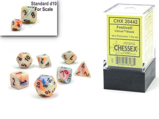 Chessex Mini Polyhedral 7 Count Dice Sets