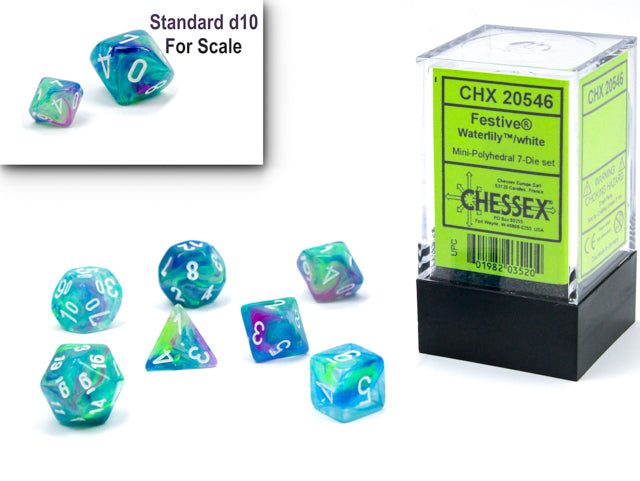 Chessex Mini Polyhedral 7 Count Dice Sets