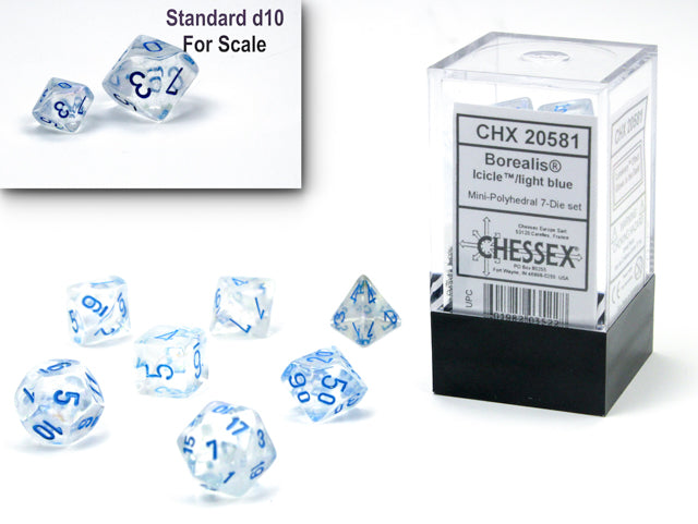 Chessex Mini Polyhedral 7 Count Dice Sets