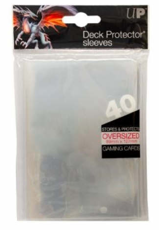 Ultra Pro : Oversized Clear Top Loading Deck Protector 40ct