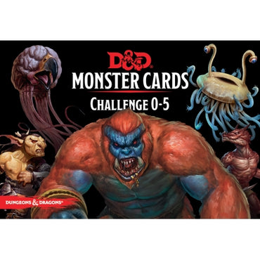 Dungeons and Dragons - Monster Cards: Challenge 0-5