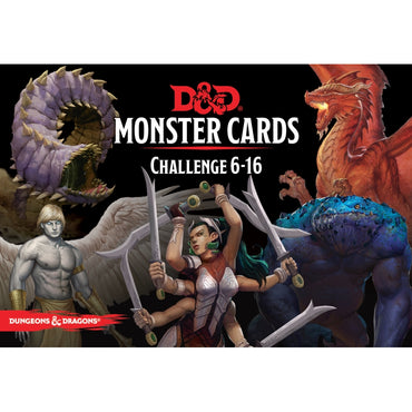 Dungeons and Dragons - Monster Cards: Challenge 6-16