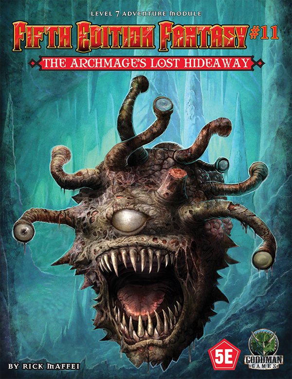Dungeons and Dragons 5E: Fifth Edition Fantasy #11 The Archmage's Lost Hideaway