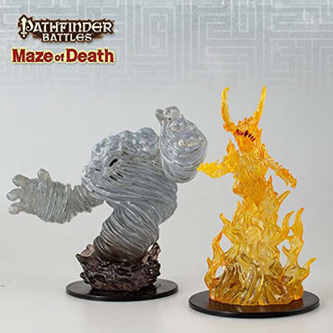 Pathfinder Battles: Maze of Death Fire and Air Elemental Lords