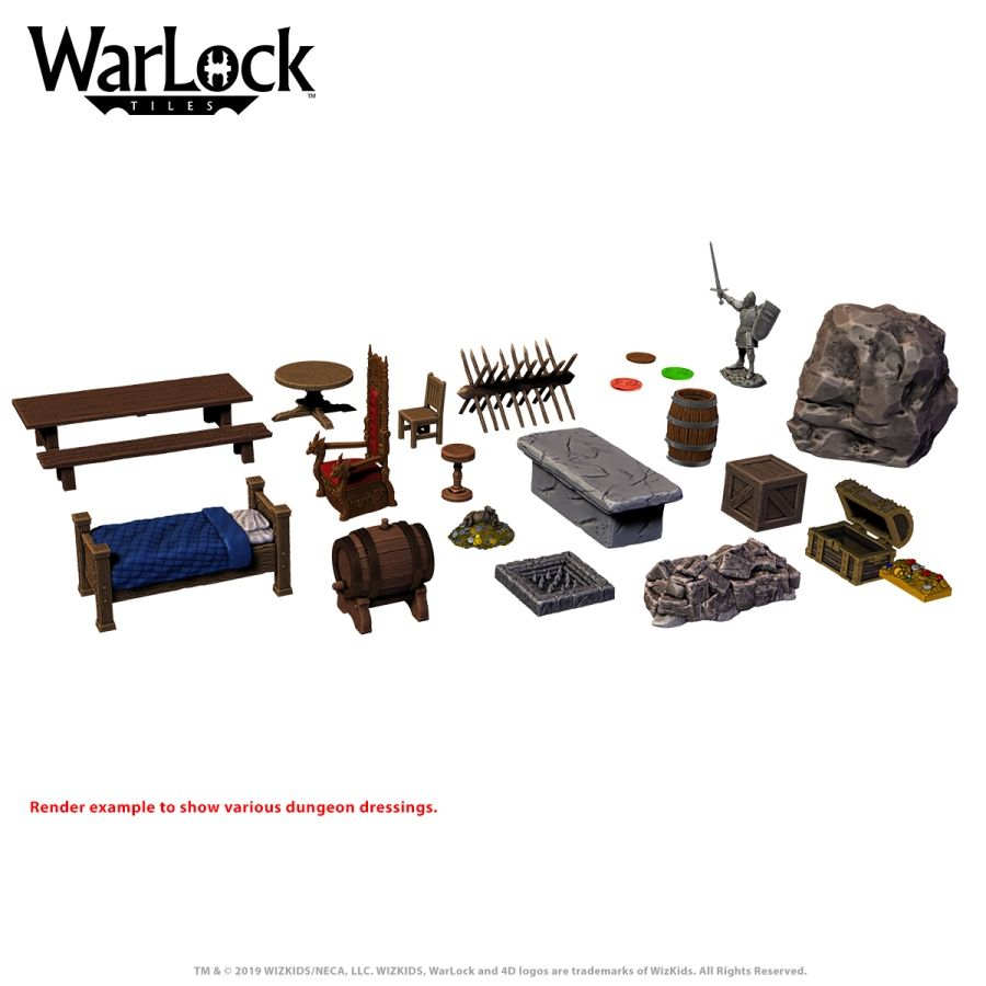 Warlock Tiles: Dungeon Dressings