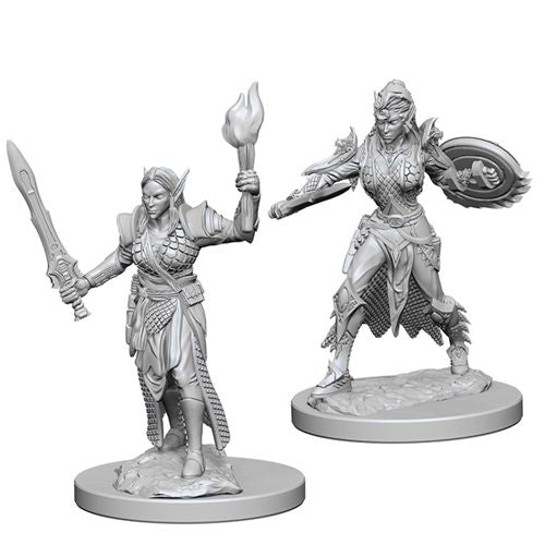 Dungeons & Dragons Nolzur`s Marvelous Unpainted Miniatures: W1 Female Elf Fighter