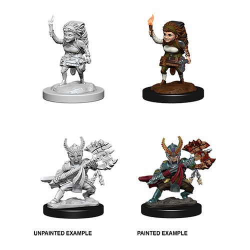 Dungeons & Dragons Nolzur`s Marvelous Unpainted Miniatures: W6 Female Halfling Fighter
