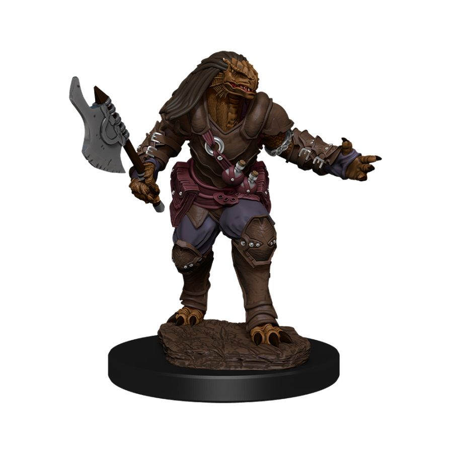 Dungeons & Dragons Nolzur`s Marvelous Unpainted Miniatures: W11 Female Dragonborn Fighter