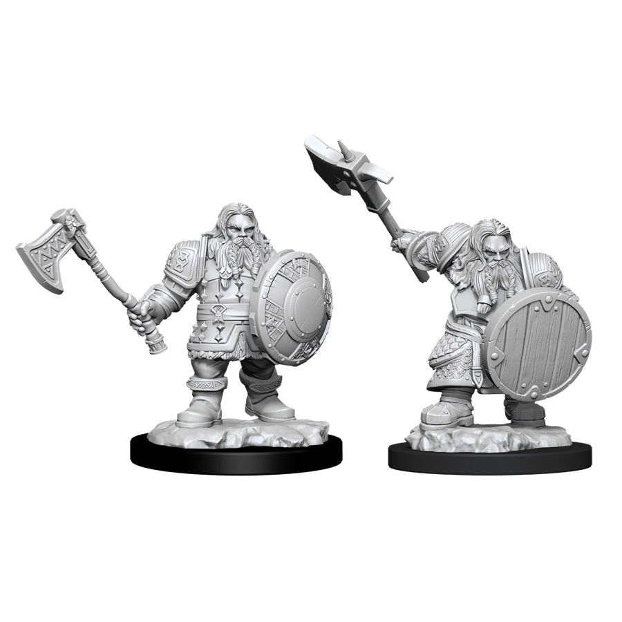 Dungeons & Dragons Nolzur`s Marvelous Unpainted Miniatures: W11 Male Dwarf Fighter