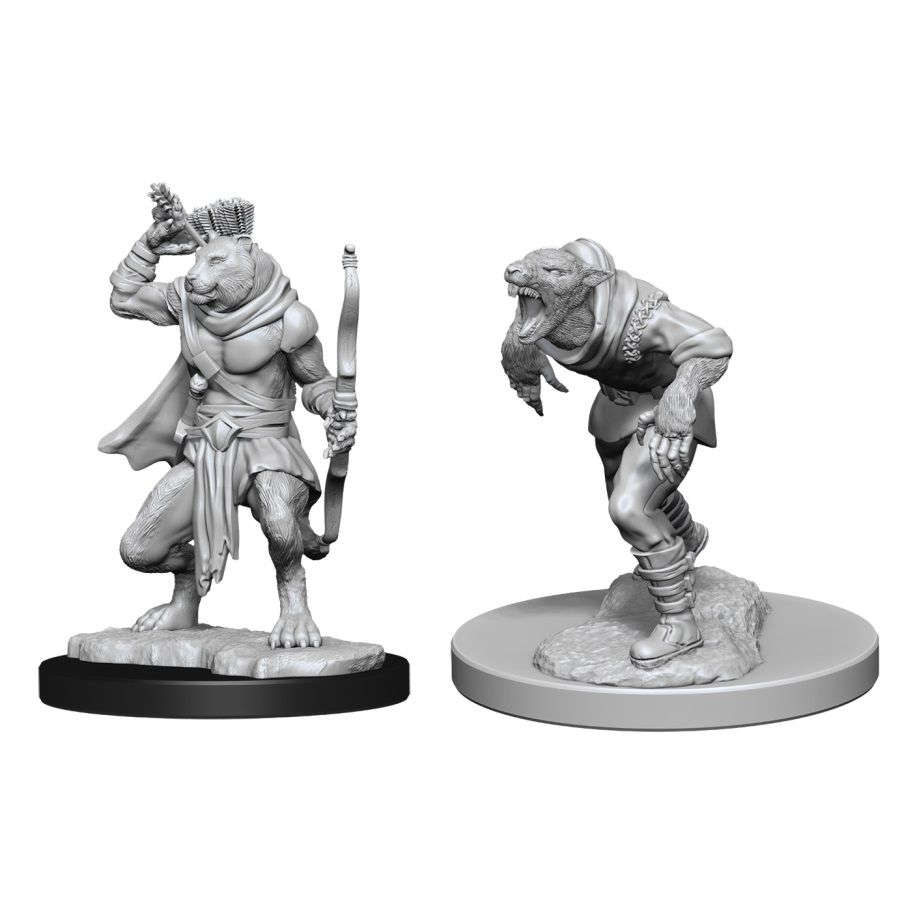 Dungeons & Dragons Nolzur`s Marvelous Unpainted Miniatures: W11 Wererat & Weretiger