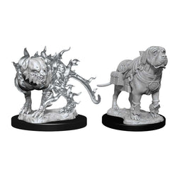 Dungeons & Dragons Nolzur`s Marvelous Unpainted Miniatures: W11 Mastif & Shadow Mastif