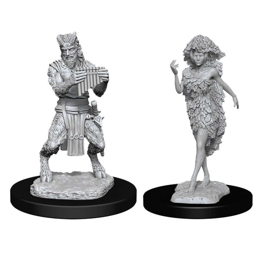 Dungeons & Dragons Nolzur`s Marvelous Unpainted Miniatures: W11 Satyr & Dryad