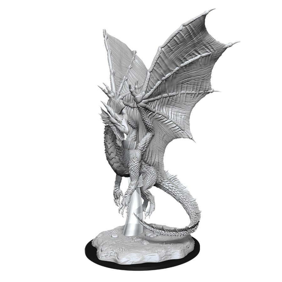 Dungeons & Dragons Nolzur`s Marvelous Unpainted Miniatures: W11 Young Silver Dragon
