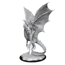 Dungeons & Dragons Nolzur`s Marvelous Unpainted Miniatures: W11 Young Silver Dragon