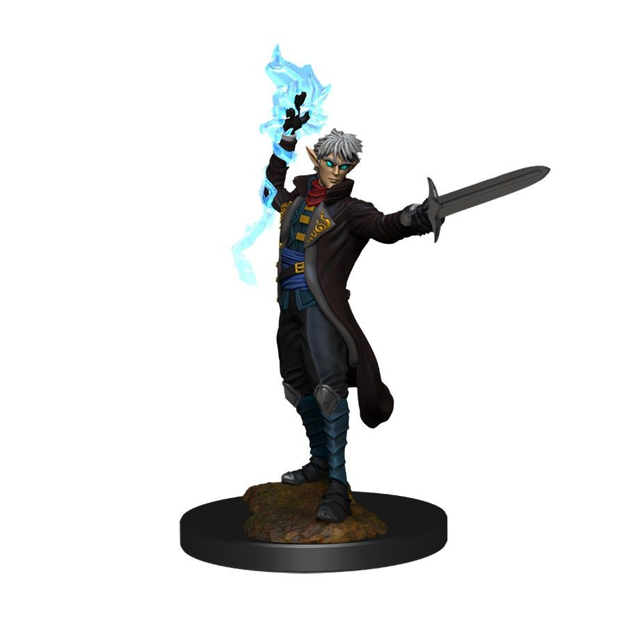 Pathfinder Deep Cuts Unpainted Miniatures: W11 Male Elf Magus (Magic User)