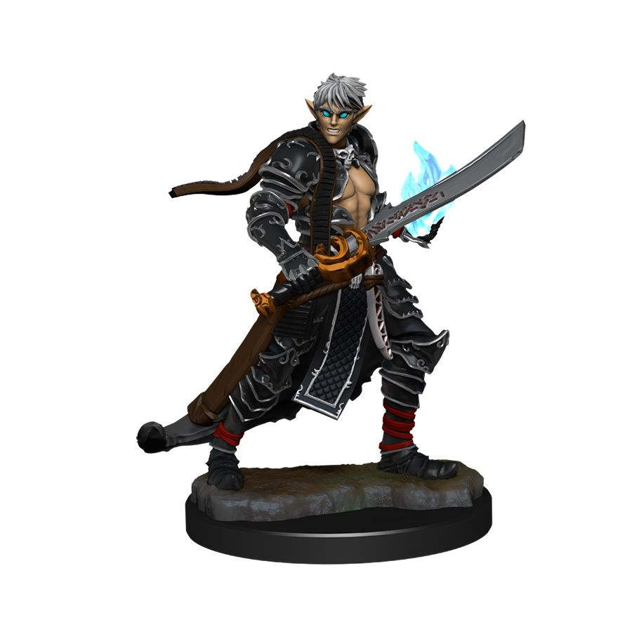 Pathfinder Deep Cuts Unpainted Miniatures: W11 Male Elf Magus (Magic User)