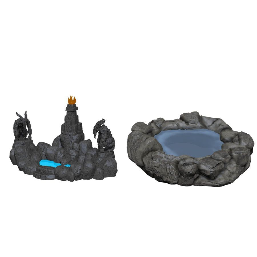 WizKids Deep Cuts Unpainted Miniatures: W11 Pools & Pillars